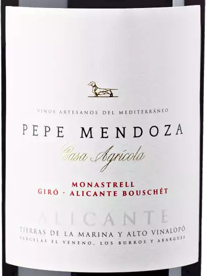 Pepe Mendoza Casa Agricola Tinto
