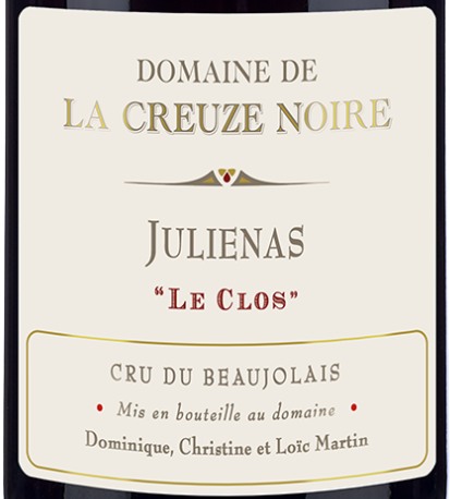 Domaine de la Creuze Noire Julienas Le Clos