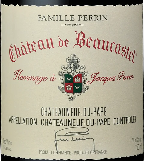 Château de Beaucastel Hommage à Jacques Perrin 2022