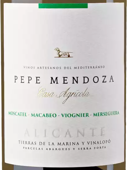 Pepe Mendoza Casa Agricola Blanco